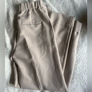 Abercrombie & Fitch Cream Wide Leg Pants